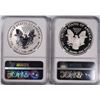 Image 2 : 2012-S AMERICAN SILVER EAGLE SET, NGC REVERSE PROOF PF-69 & PF-69 ULTRA CAMEO