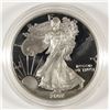 Image 1 : 2002 PROOF SILVER EAGLE WITH BOX AND CERT