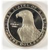Image 2 : 1983 OLYMPIC PROOF SILVER DOLLAR WITH BOX AND CERT