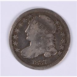 1837 BUST DIME VG/F