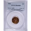 Image 1 : 1942 PROOF LINCOLN CENT PCGS PR-64 RED !!!