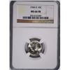 Image 1 : 1944-D MERCURY DIME NGC MS-66 FB