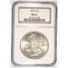 Image 1 : 1890-S MORGAN DOLLAR NGC MS-61