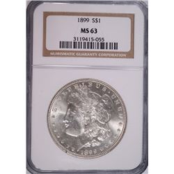 1899 MORGAN DOLLAR NGC MS-63