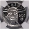 Image 2 : 2000-W PROOF $25 PLATINUM EAGLE NGC PF-70 UC !!!