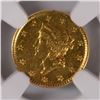 Image 2 : 1850-C $1 GOLD DOLLARNGC AU DETAILS