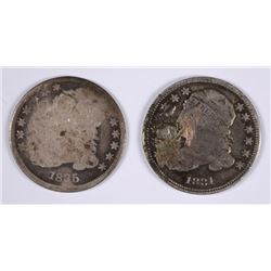 1831 & 1835 BUST DIMES