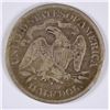 Image 2 : 1877-S SEATED HALF DOLLAR VG/F