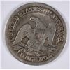 Image 2 : 1853-O SEATED HALF DOLLAR AG/G