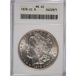 1878-CC MORGAN DOLLAR ANACS MS-62