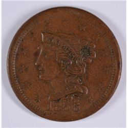 1856 LARGE CENT VF-30