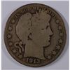 Image 1 : 1913 BARBER HALF DOLLAR G/VG
