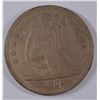 Image 1 : 1864 PROOF SEATED DOLLAR PF-63