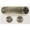 Image 1 : ORIGINAL GEM BU ROLL OF 1959-D FRANKLIN HALF DOLLARS