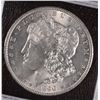 Image 1 : 1890 MORGAN SILVER DOLLAR, MS-63+  BLAST WHITE