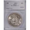 Image 1 : 1887 MORGAN SILVER DOLLAR, SEGS MS-63 VAM-3