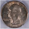 Image 2 : 1938 WASHINGTON QUARTER PCGS MS65 NICE TONING ON OBVERSE