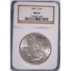 Image 1 : 1891-S MORGAN DOLLAR NGC MS-63