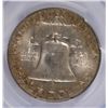 Image 3 : 1954-D FRANKLIN HALF DOLLAR, PCGS MS-64 FBL TONING ON THE REVERSE