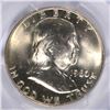 Image 2 : 1960-D FRANKLIN HALF DOLLAR, PCGS MS-64 FBL
