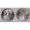 Image 1 : LOT OF ( 2 ) UNC, 1986 AMERICAN SILVER EAGLES  ( better date )