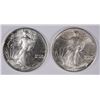 Image 1 : LOT OF ( 2 ) UNC, 1990 AMERICAN SILVER EAGLES