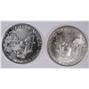 Image 2 : LOT OF ( 2 ) UNC, 1990 AMERICAN SILVER EAGLES