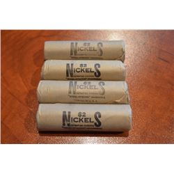 (4) Original Bankrolls 1965 5-Cent Nickles
