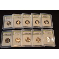 (10) - U.S. 25-Cent MS-Brilliant Uncirculated Coins