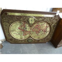 Framed Map of the World