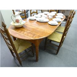 Mahogany Oval Dining Table