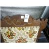 Image 2 : Carved Mahogany Floral Padded Rocker