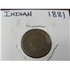 Image 2 : 5 Indian Head Cent 1881, 1883, 1885, 1893, 1894 - 5 Times the Money