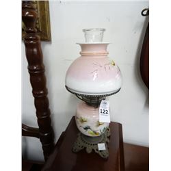 2 Hand Painted Hurricane Lamps - 2 Times the Money