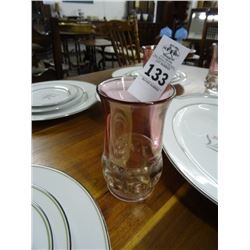 Pink To Clear Crown Glass Set - 8 Pc.