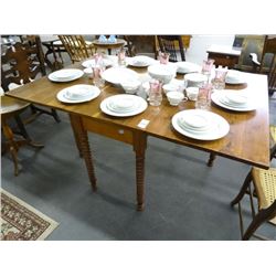 Early Wood Drop Leaf Table