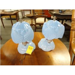 Vintage Glass Table Lamps