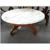 Image 1 : Marble Top Oval Table