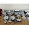 Image 3 : Hand Painted Artist Signed Dishware Set - No Shipping