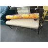 Image 1 : Padded Iron Bench, Bolster Pillow
