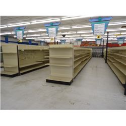 Gondola Shelving (All-Appx. 280' Double Sided & 40' Single)