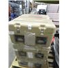 Image 1 : 3 Beige Transport Cases - 3 Times the Money