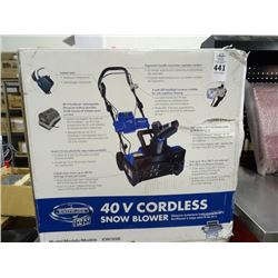 Snowjoe #ION 185B Cordless 40V Snow Blower