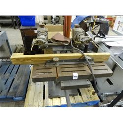 Dual Head Horizontal Drill Press - Foot Press