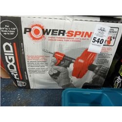 Rigid Power Spin Drain Snake