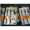 Image 1 : 9 Ridgid Wood Boring Bit Set - 9 Times the Money