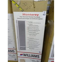 Williams Top Vented Gas Furnace