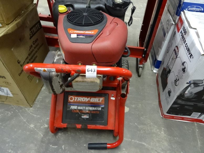Troybilt 7800 Watt Generator