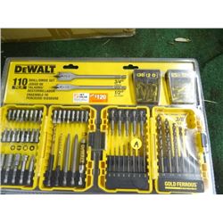 Dewalt 110pc Drill/Driver Set