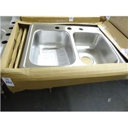 2 Dayton S/S Double Bowl Sink - 2 Times the Money